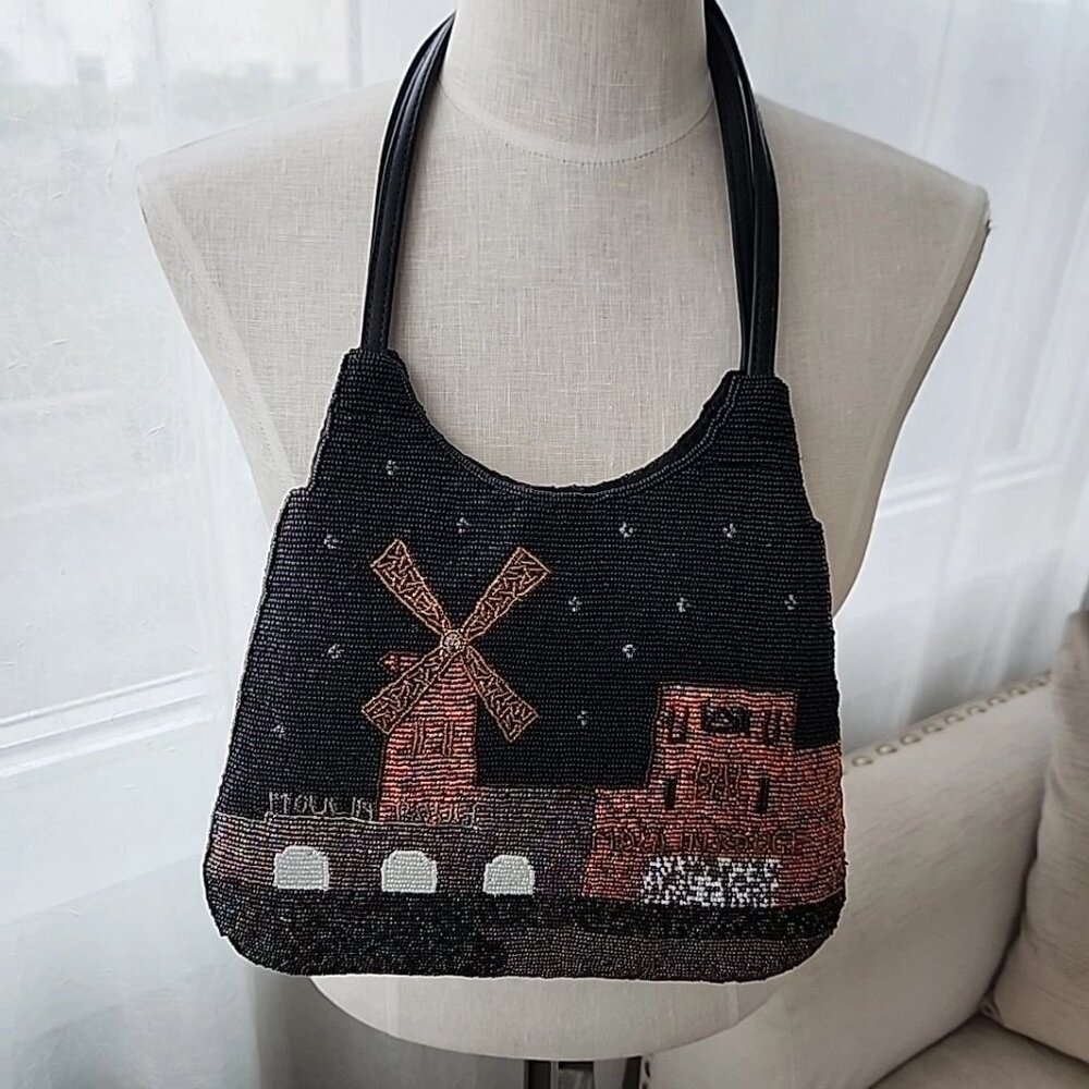 Y & S Purse Beaded Moulin Rouge Paris Purse - Picture 2 of 6